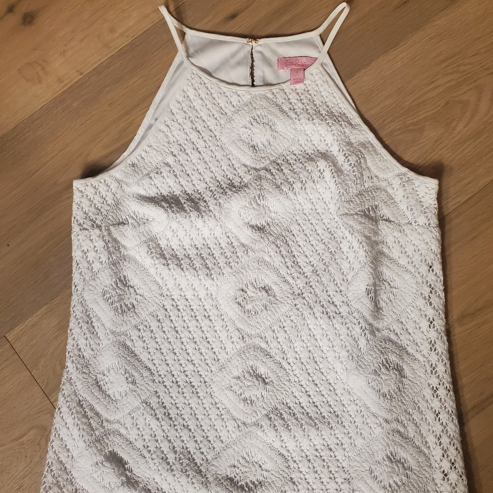 Lilly Pulitzer Reema lace halter top size small - Picture 6 of 8